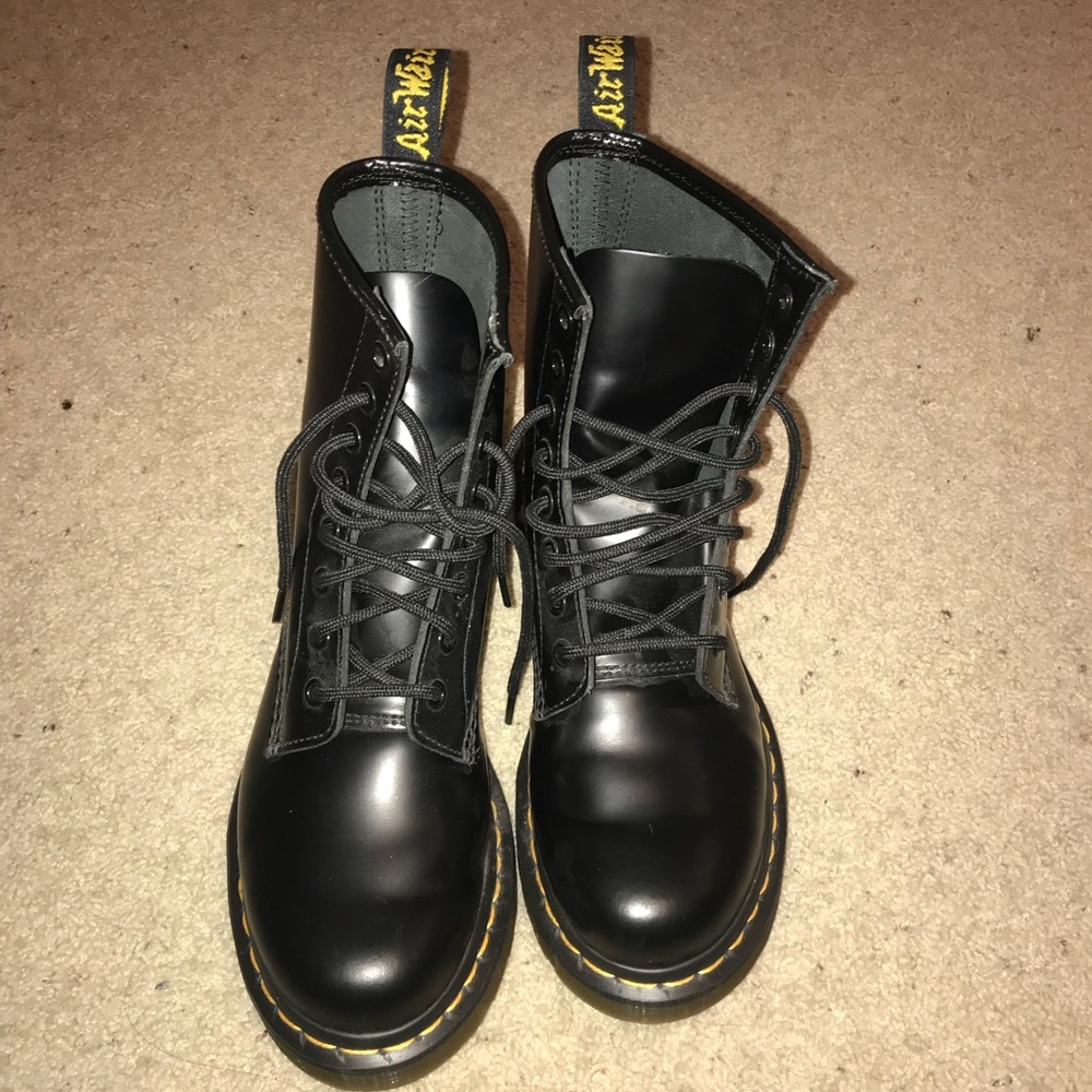 Matte Black Doc Martens